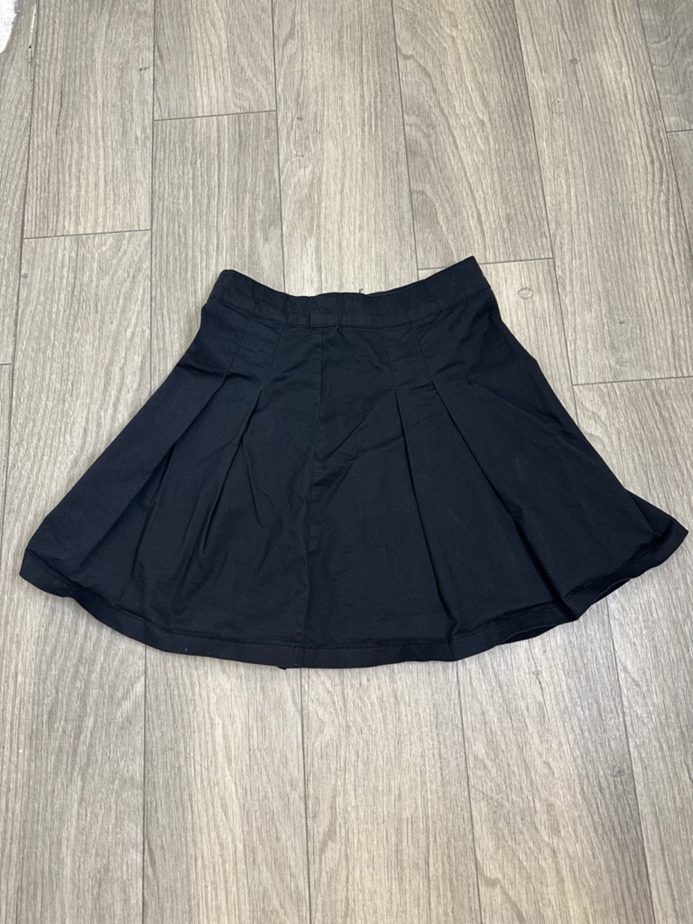 Abound Black Pleated Mini Skirt XXS Flared Classic